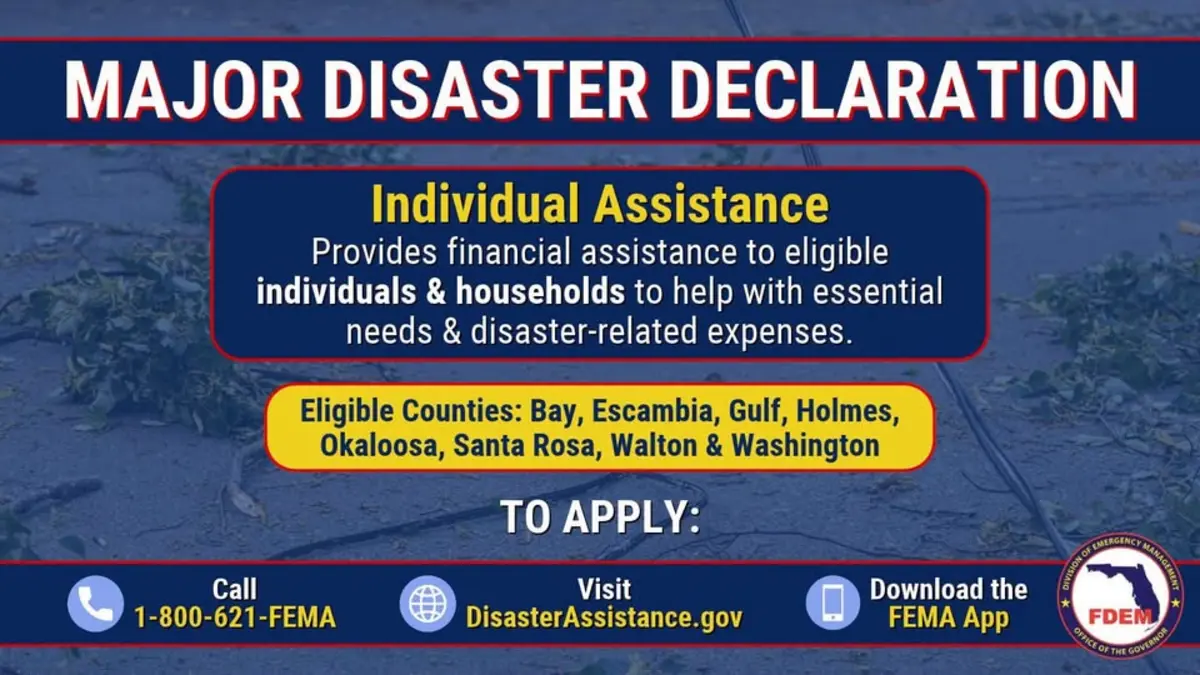 FEMA Individual Assistance Approved for Walton County After Hurricane Isaias