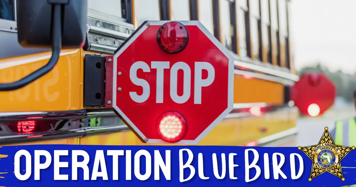 WCSO Launches Operation Blue Bird School Zone Enforcement as Walton County Students Return