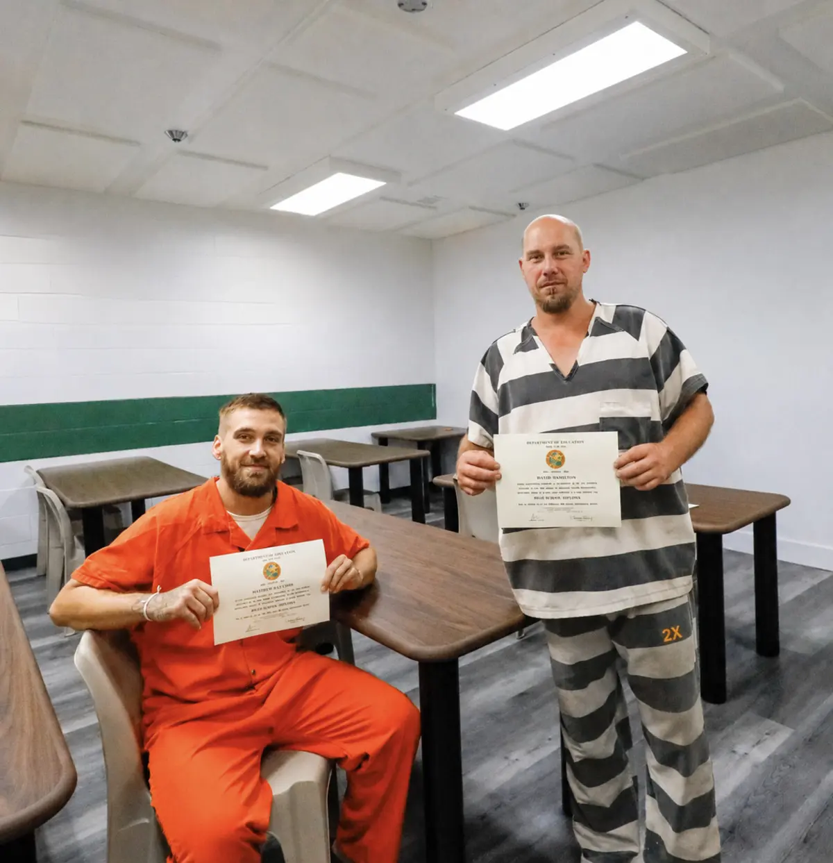 Six Walton County Jail Inmates Earn GED Diplomas in July